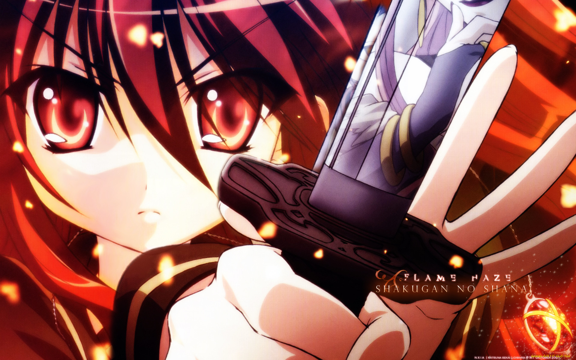 Обои Аниме Shakugan no Shana, обои для рабочего стола, фотографии аниме,  shakugan, no, shana Обои для рабочего стола, скачать обои картинки заставки  на рабочий стол.